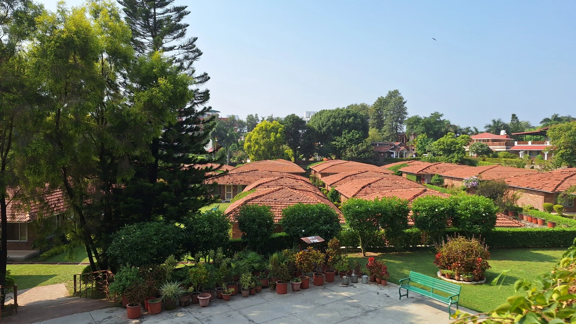 Ashram tradicional en India donde se desarrolla la última semana del retiro