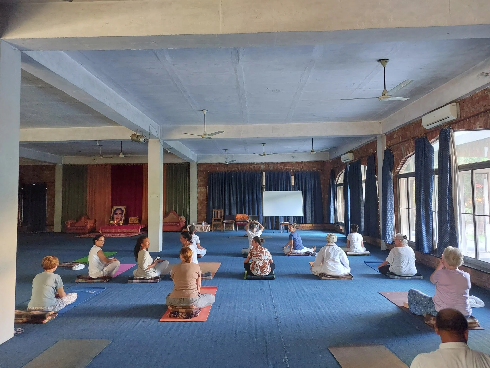 Ashram tradicional en India donde se desarrolla la última semana del retiro